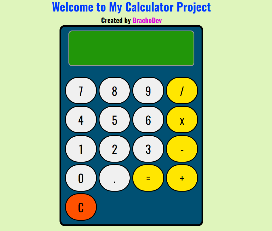 Web Calculator